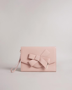 Pochettes Ted Baker Knot Bow Envelope Rose Femme | PII-65198901